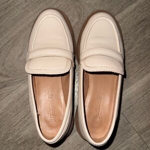 Madewell Cream Loafers